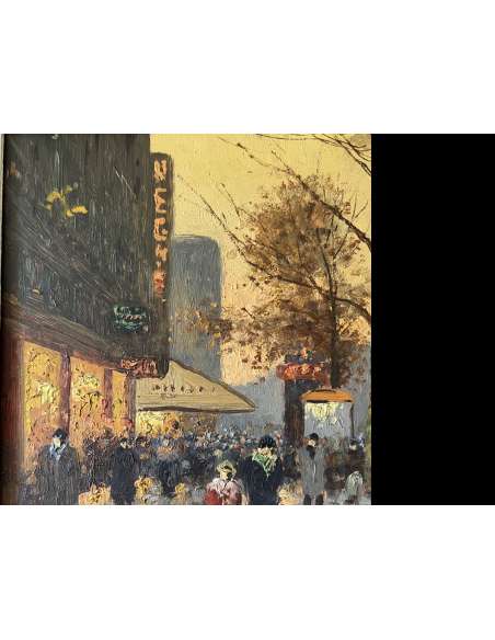 20th century oil painting on canvas signed Audry-Bozaart