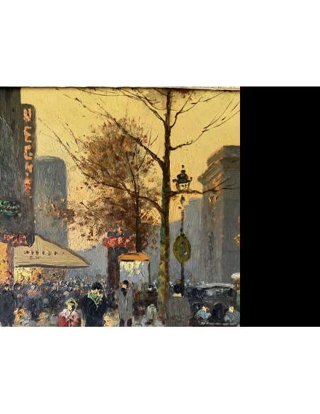 20th century oil painting on canvas signed Audry-Bozaart