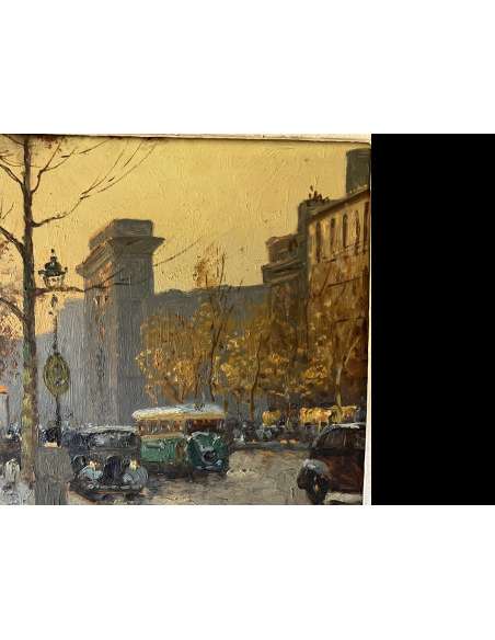 20th century oil painting on canvas signed Audry-Bozaart