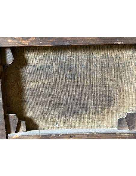 Peinture huile sur toile du 20ème siècle signé Audry-Bozaart