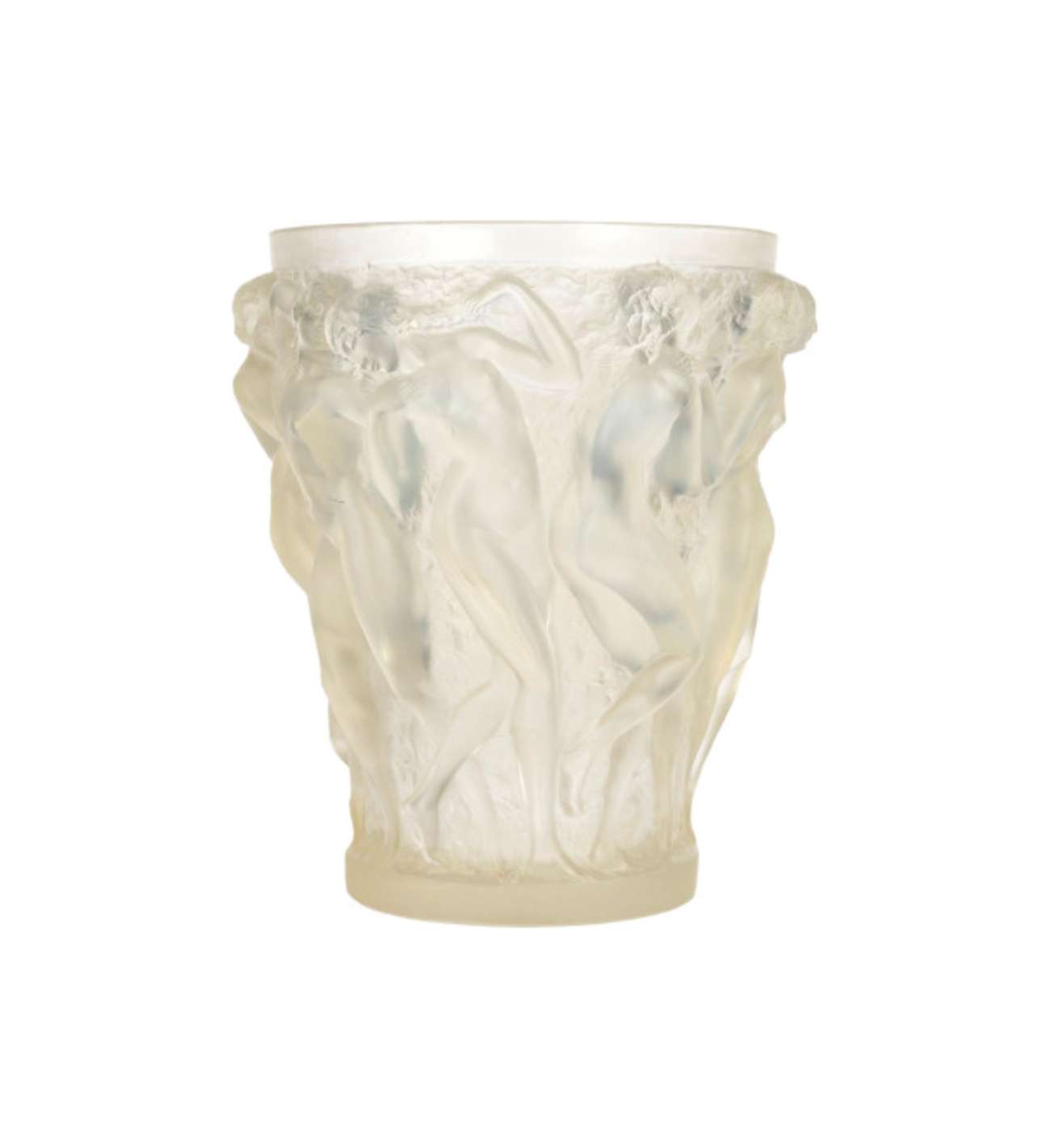René Lalique - Vase «Bacchantes» en verre Opalescent René Lalique - Vase «Bacchantes» en verre Opalescent
