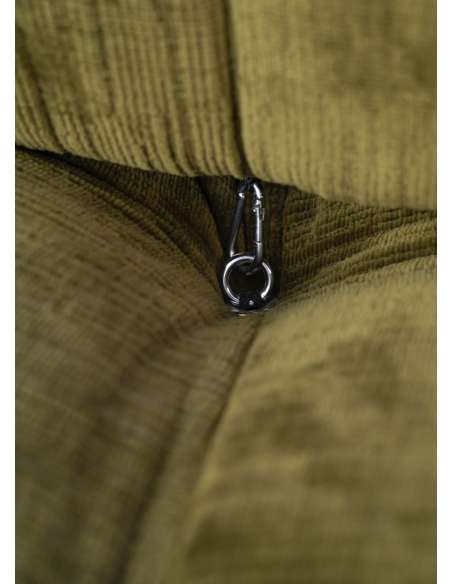 B&B Italia CAMALEONDA 3-module corner sofa Chenille Enia Olive Green -Bozaart