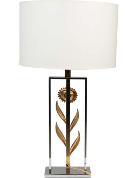 Maison Charles, attribué à. Paire de lampes tournesol. Années 1970 -Bozaart