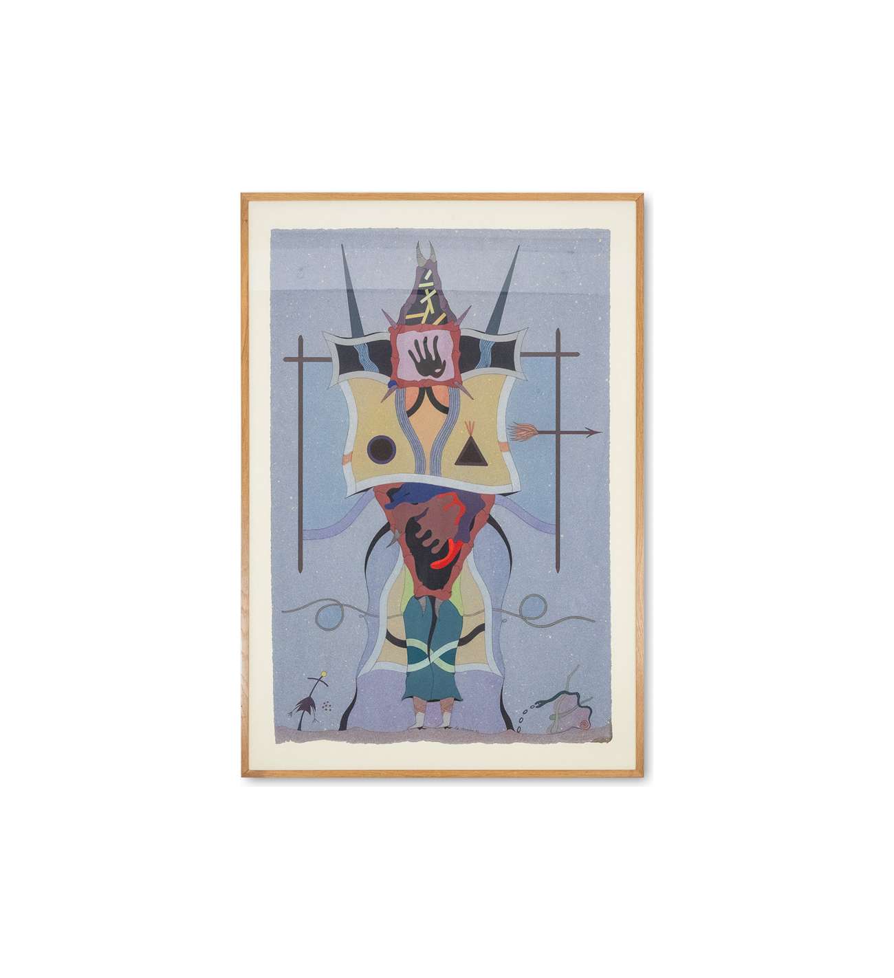 Jorge Camacho. Work “La langue de la Corde”. Year 1992.