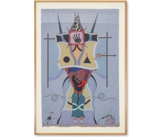Jorge Camacho. Oeuvre «&nbsp;La langue de la Corde&nbsp;». Années 1992.