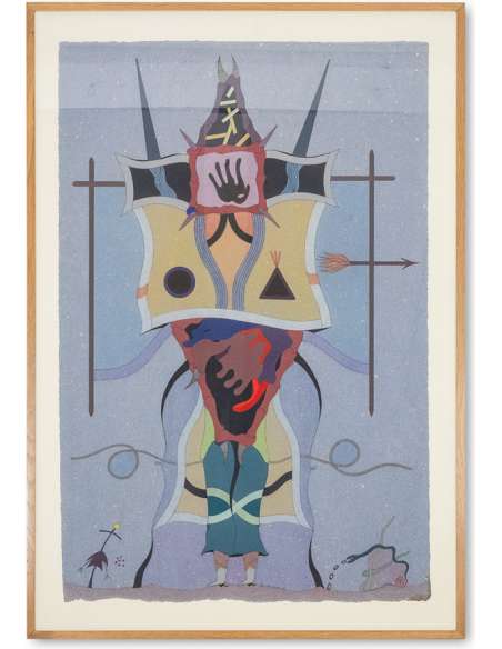 Jorge Camacho. Oeuvre « La langue de la Corde ». Années 1992. -Bozaart