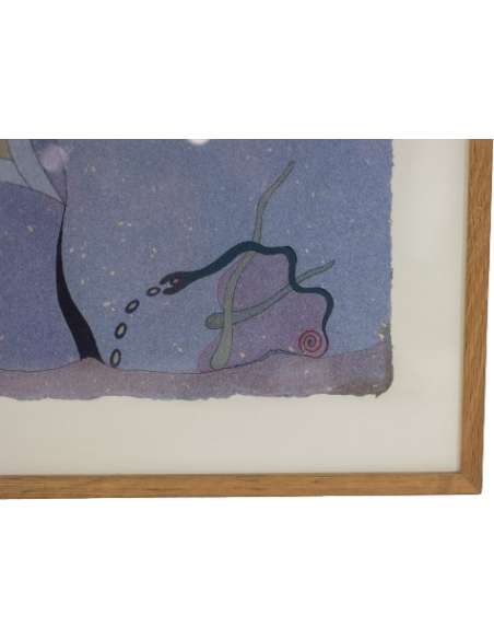 Jorge Camacho. Work “La langue de la Corde”. Year 1992. -Bozaart