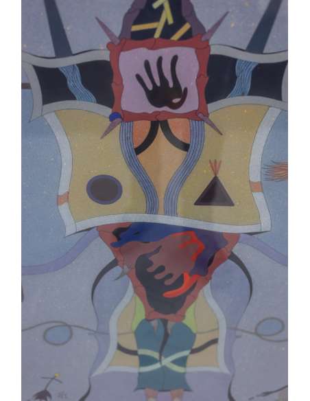 Jorge Camacho. Oeuvre « La langue de la Corde ». Années 1992. -Bozaart