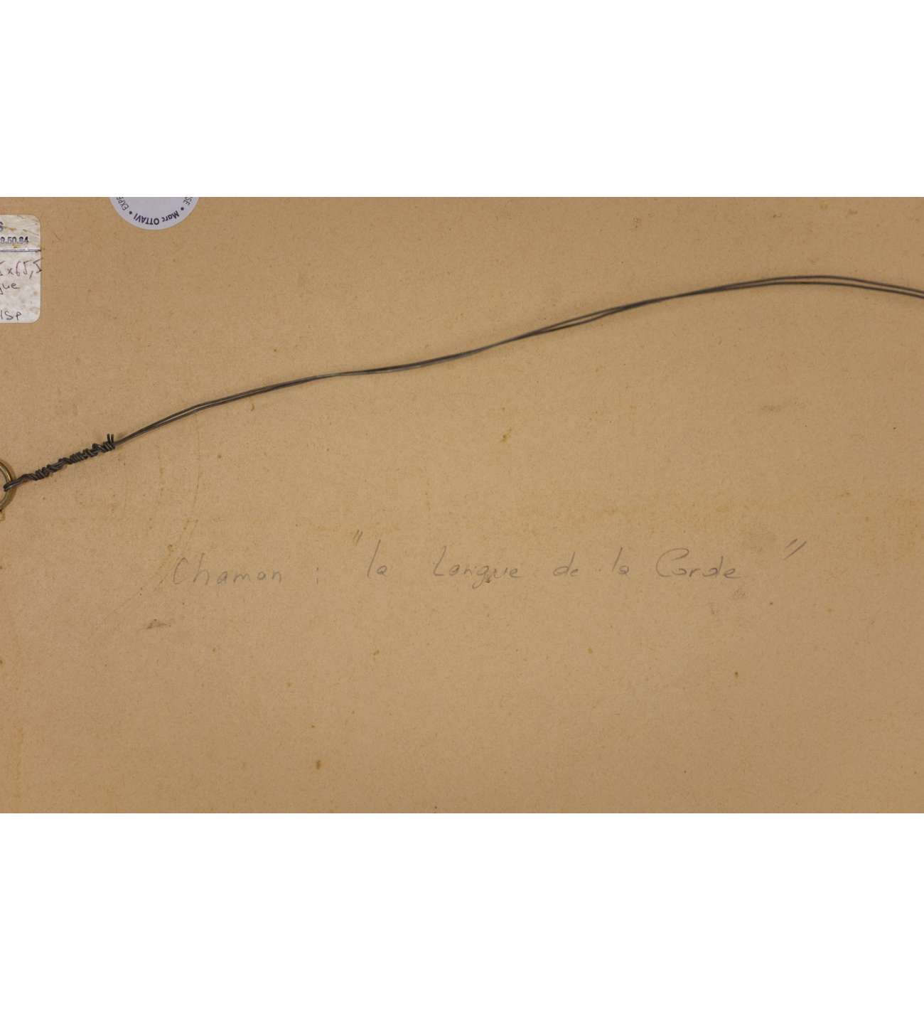 Jorge Camacho. Oeuvre « La langue de... Jorge Camacho. Oeuvre « La langue de la Corde ». Années 1992.