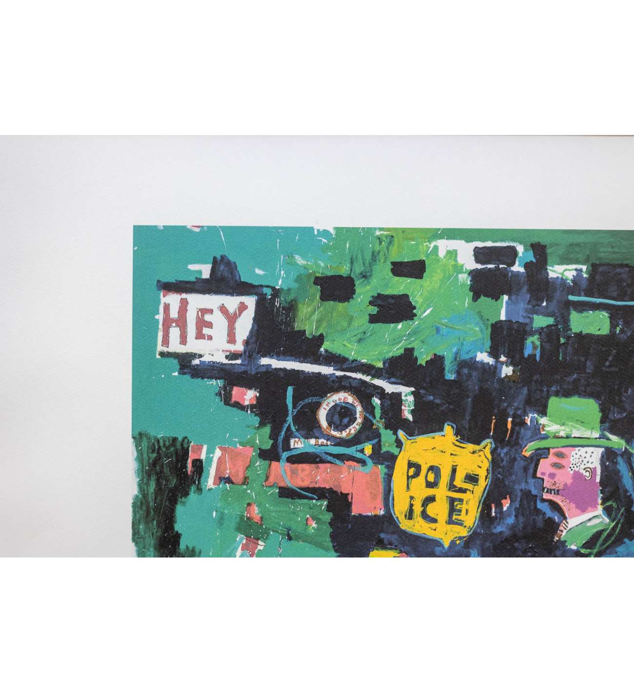 Jean-Michel Basquiat. Sérigraphie en... Jean-Michel Basquiat. Sérigraphie en couleurs numérotée. Années 1990.