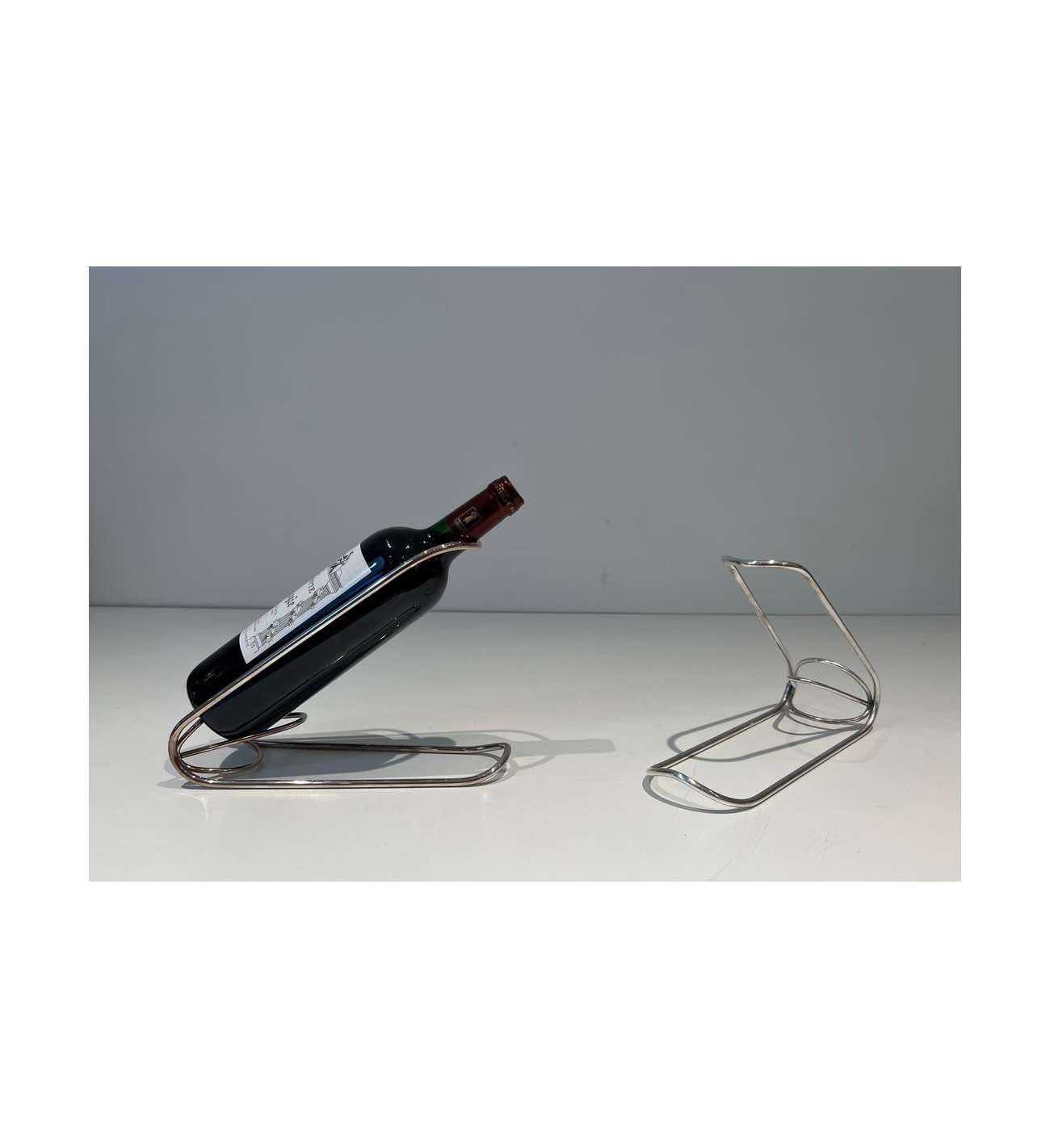 Pair of Silver Plated Wine Holder