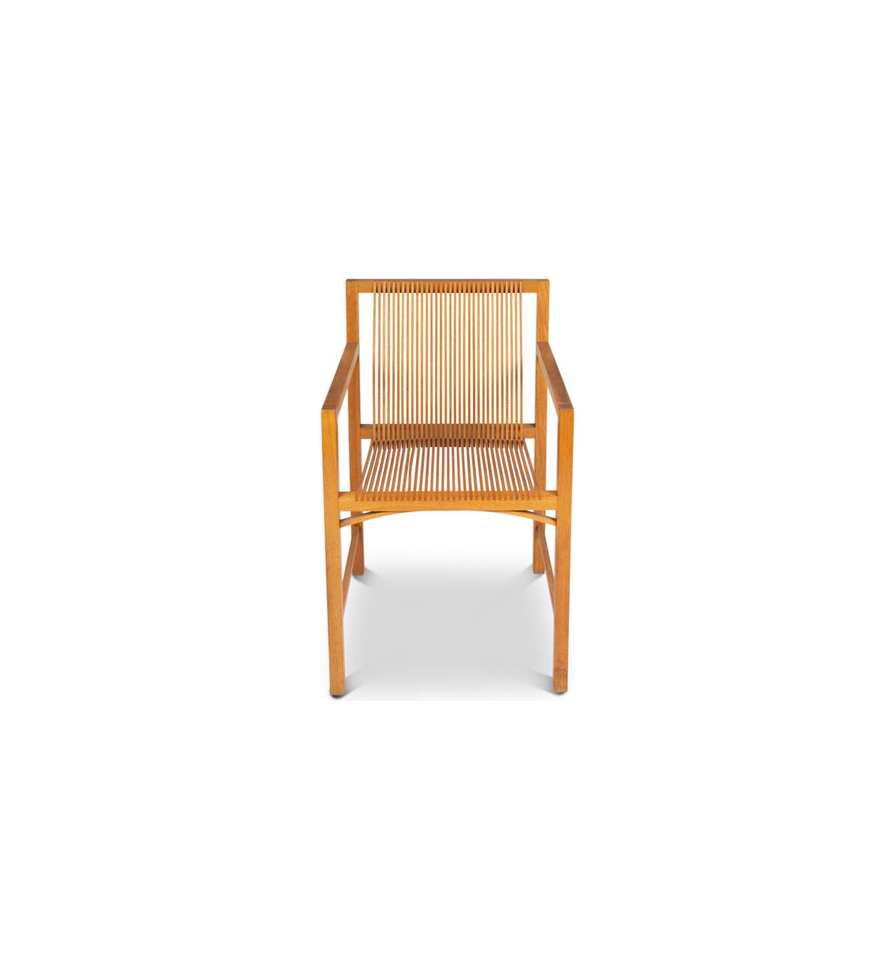 Ruud Jan Kokke. Pair of minimalist... Ruud Jan Kokke. Pair of minimalist oak armchairs. 1980s