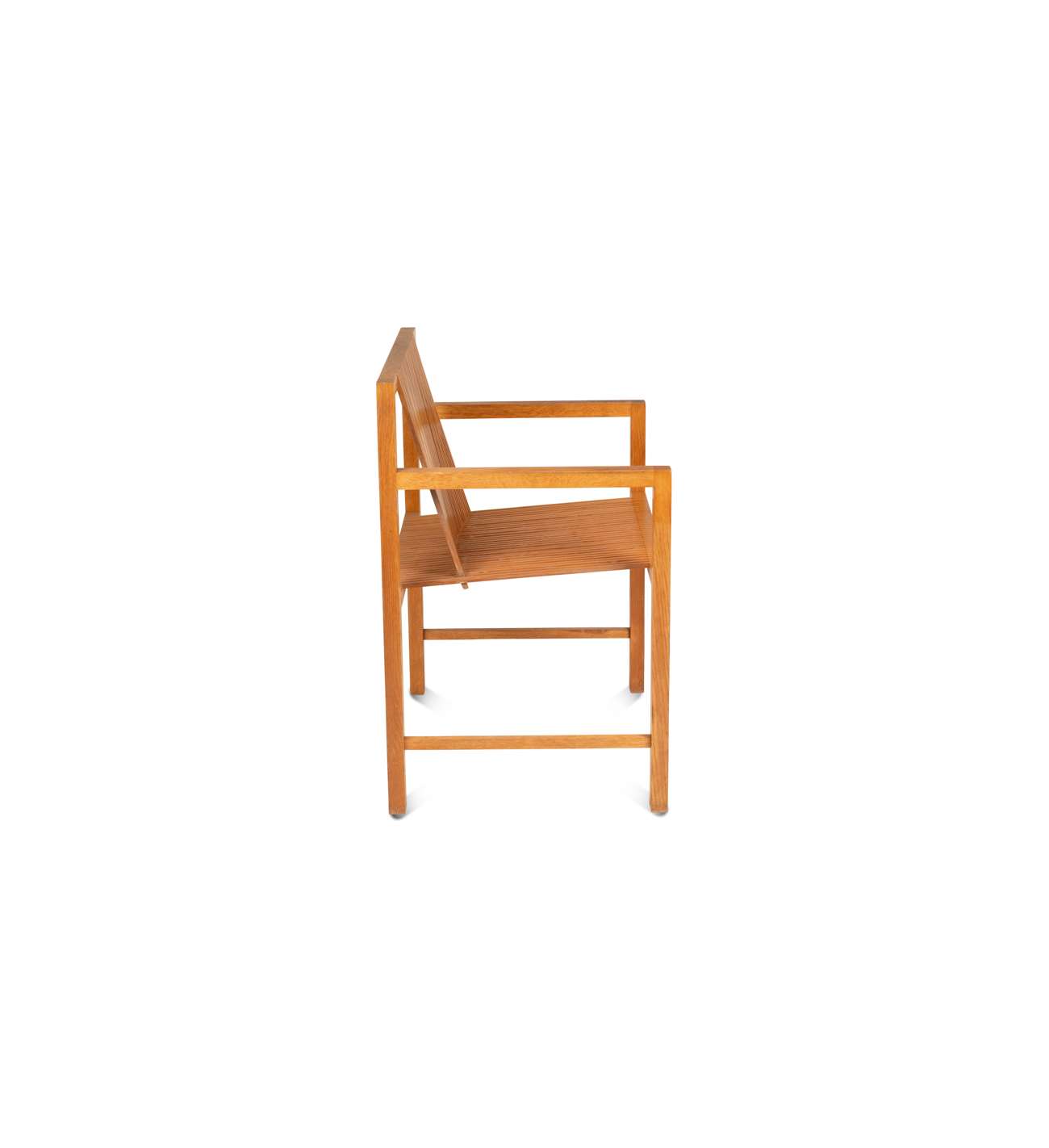 Ruud Jan Kokke. Pair of minimalist... Ruud Jan Kokke. Pair of minimalist oak armchairs. 1980s