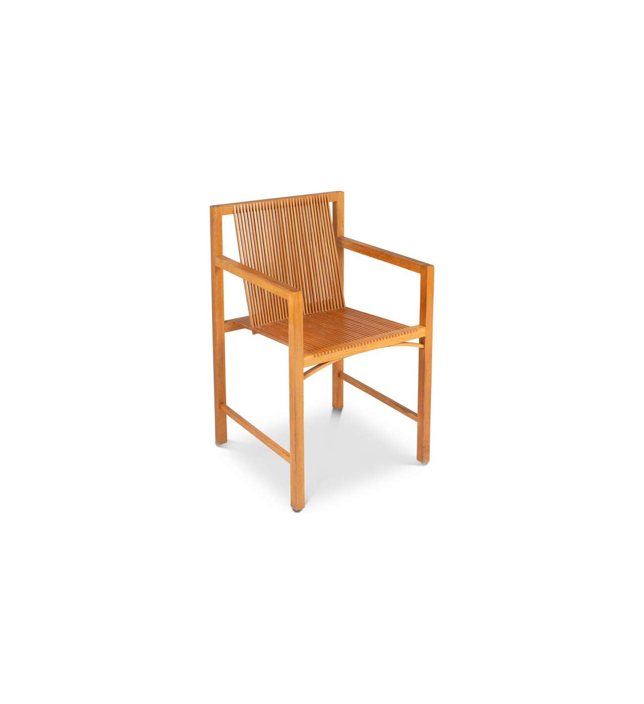 Ruud Jan Kokke. Pair of minimalist... Ruud Jan Kokke. Pair of minimalist oak armchairs. 1980s