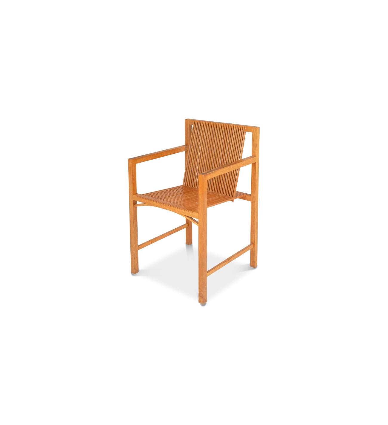 Ruud Jan Kokke. Pair of minimalist... Ruud Jan Kokke. Pair of minimalist oak armchairs. 1980s