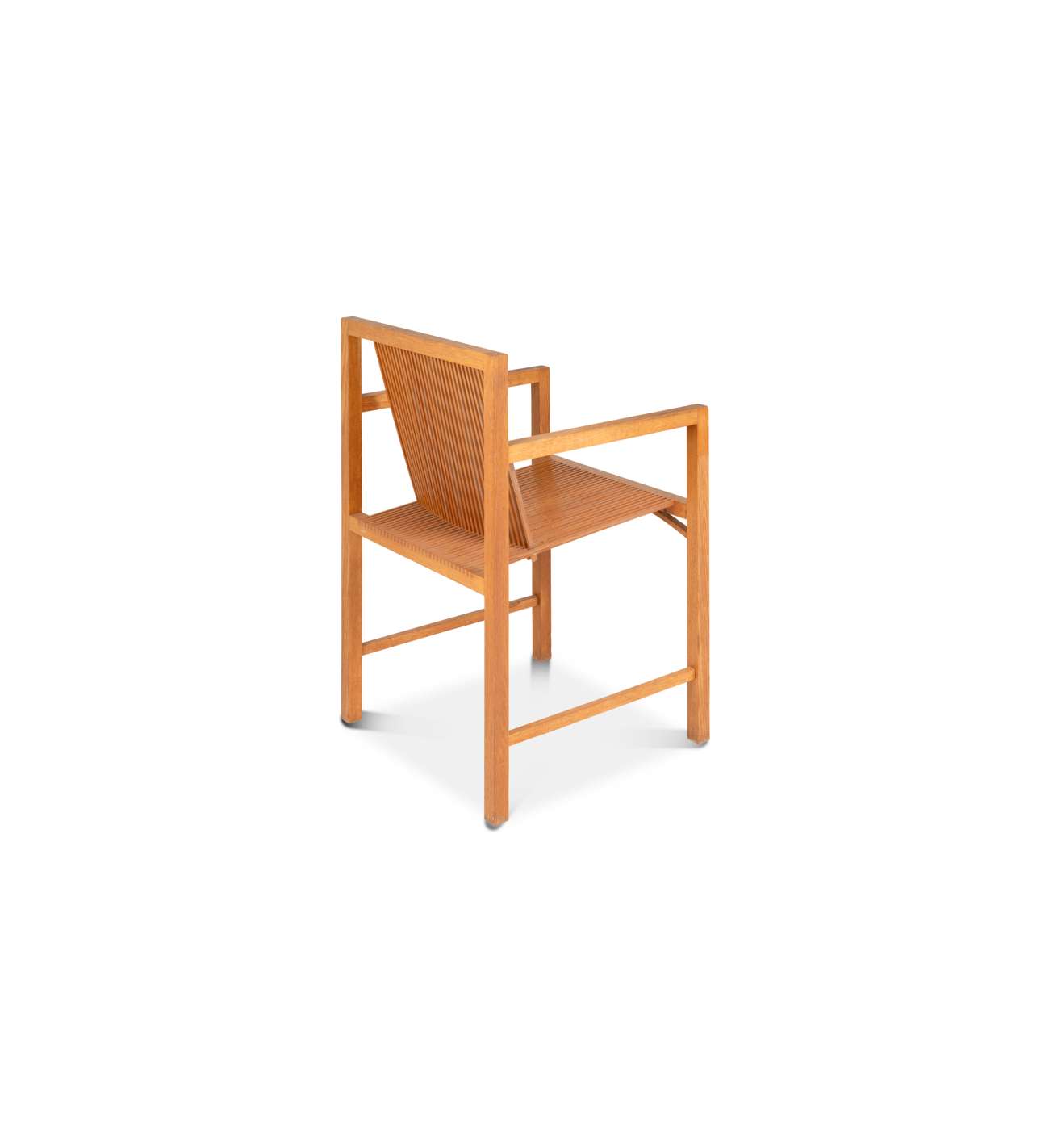 Ruud Jan Kokke. Pair of minimalist... Ruud Jan Kokke. Pair of minimalist oak armchairs. 1980s