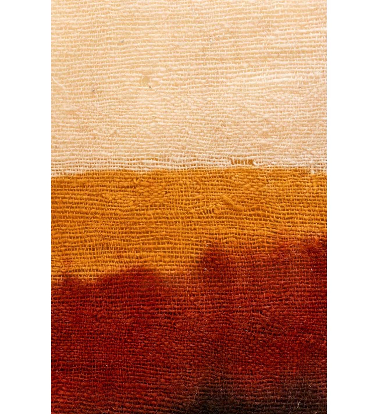 Triptyque à décor géométrique en... Triptyque à décor géométrique en laine tissée. Travail artisanal, 20e siècle.