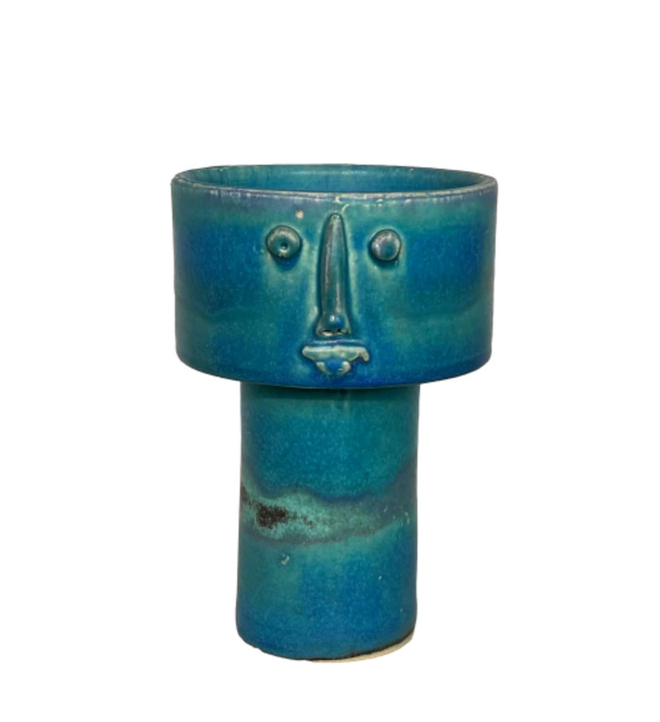 Earthenware Zoomorphic Pitcher Signed by Didier Toulemonde