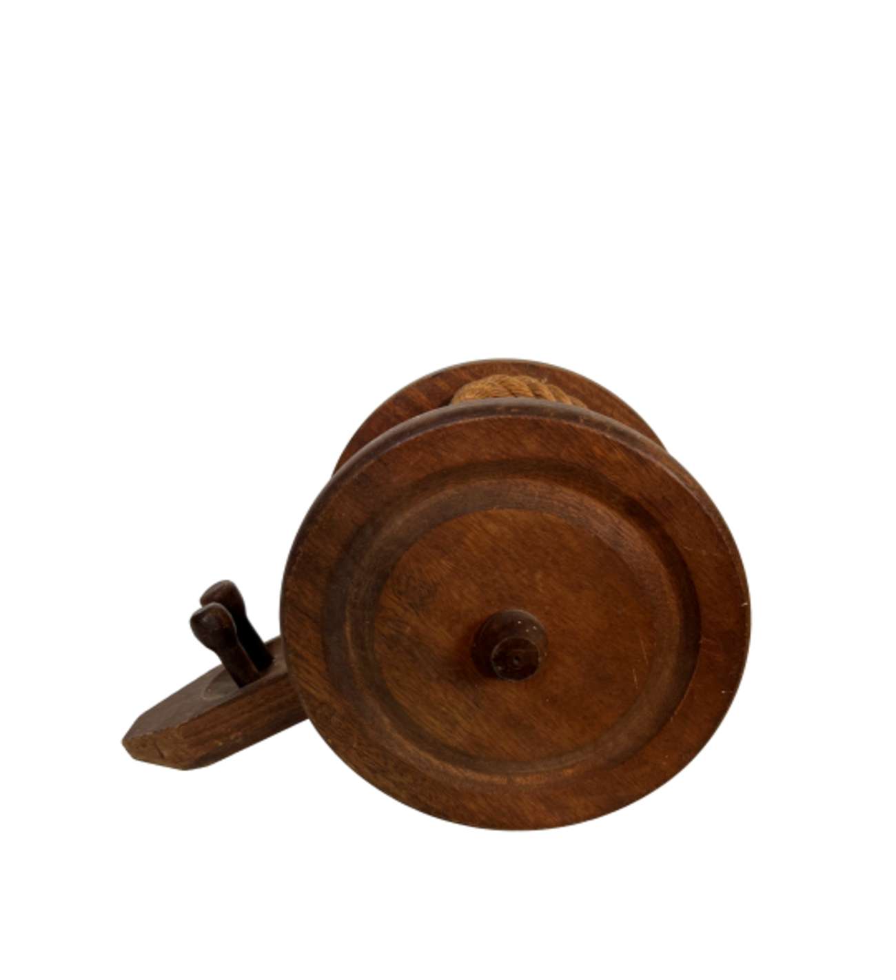 Wood and Rope Bottle Holder by Audoux Minet