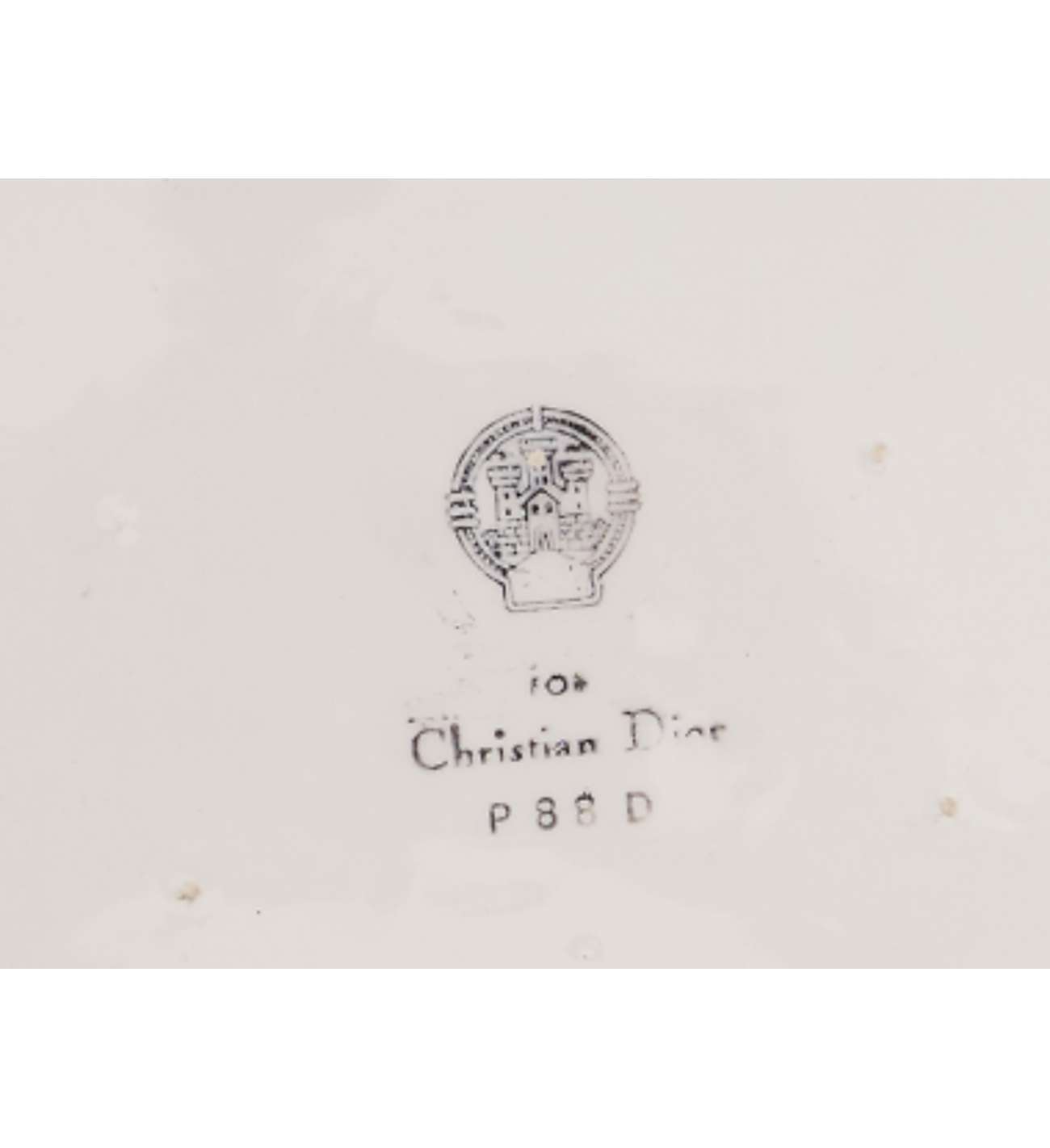 CHRISTIAN DIOR – SHELL PORCELAIN... CHRISTIAN DIOR – SHELL PORCELAIN VIDE-POCKET, Circa 2000