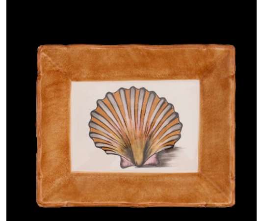 CHRISTIAN DIOR VIDE-POCHES PORCELAINE COQUILLAGE
