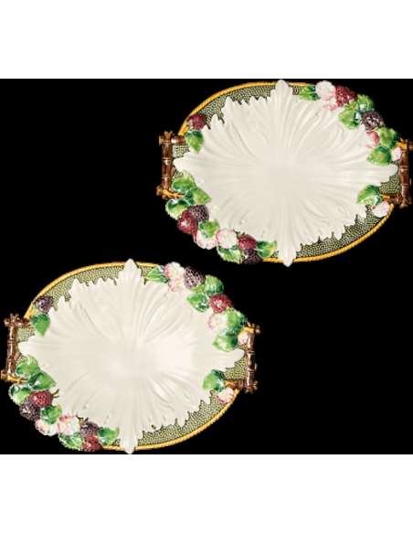 2000- CHRISTIAN DIOR 2 plats porcelaine -Bozaart