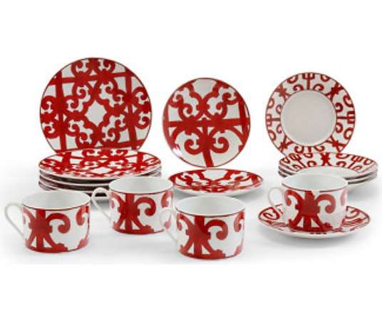 HERMES Paris - Ensemble en porcelaine "Balcon du Guadalquivir"