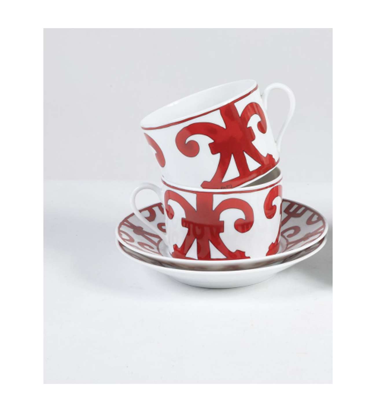 HERMES Paris - Ensemble en porcelaine... HERMES Paris - Ensemble en porcelaine "Balcon du Guadalquivir"