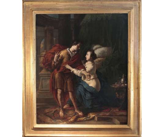 Johannes Voorhout (1647 - 1723): Joseph and the wife of Putiphar.