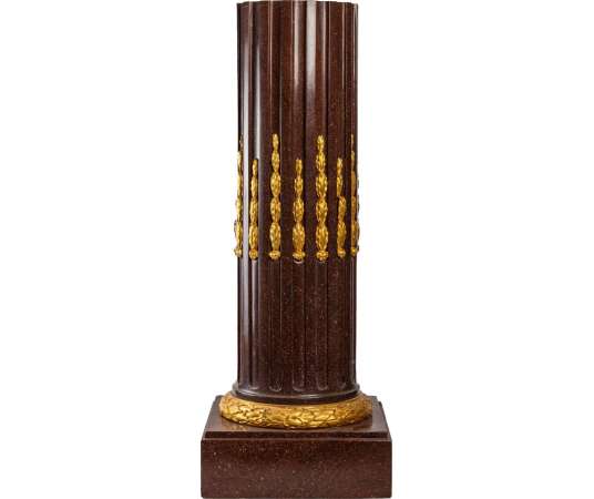 A Napoleon III Period (1851 - 1870) Column. 19th century.