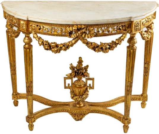 A Louis XVI Period (1774 - 1793) Console Table. 18th century.