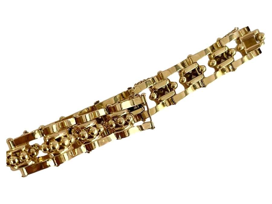 Rose gold Art-Déco bracelet
