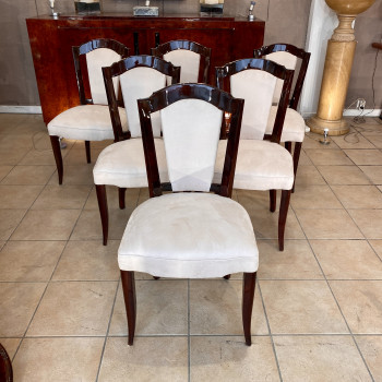 suite de 6 chaises en...