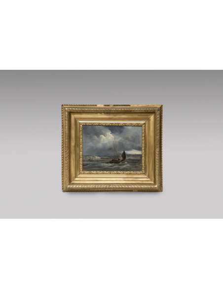 Oil On Canvas By Johnson - Marine Paintings-Bozaart