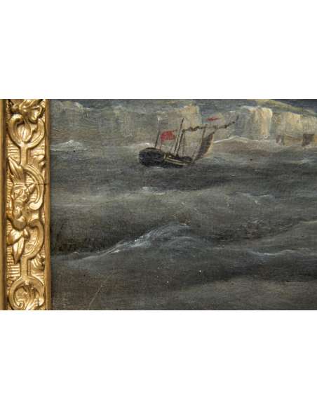 Oil On Canvas By Johnson - Marine Paintings-Bozaart
