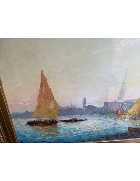 Painting by Italo GIORDANO - Marine paintings-Bozaart