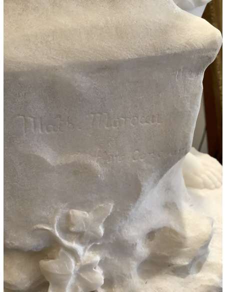 Marbre Mathurin Moreau (1822-1912) - sculptures marbre et pierre-Bozaart