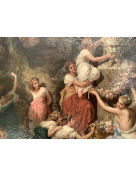 Painting by Henri Picou (1824-1895) - Paintings other kind-Bozaart