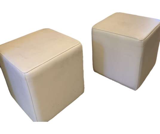 Pair of Art Deco stools - Sièges Design